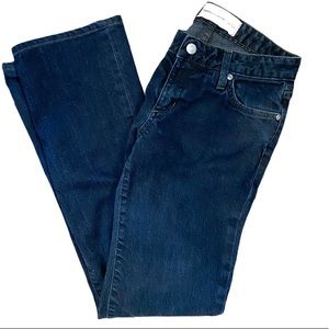Paper Denim and Cloth Dark Wash Straight Leg Jeans